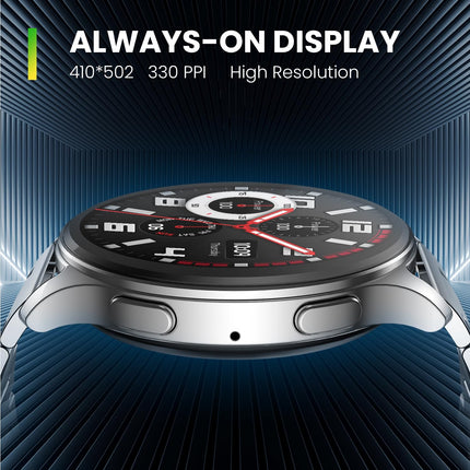 Amazfit Pop 3R Smart Watch,1.43" AMOLED Display, Bluetooth Calling, SpO2, 12-Day Battery Life, AI Voice Assistance, 100 Sports Modes, 24H HR Monitor, Music Control