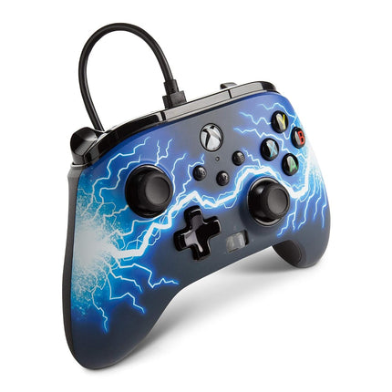 PowerA Enhanced Wired Gaming Controller for Xbox Series X/S, Xbox One, PC, Windows 10/11, Arc Lightning