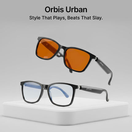 pTron Orbis Urban Smart Clip-On Smart Glasses w/Bluetooth V5.4, Open Ear Music, Handsfree Calls, Protects Eye from Blue Light Emitted from Digital Screens, 8Hrs Playtime, Connect with Phones