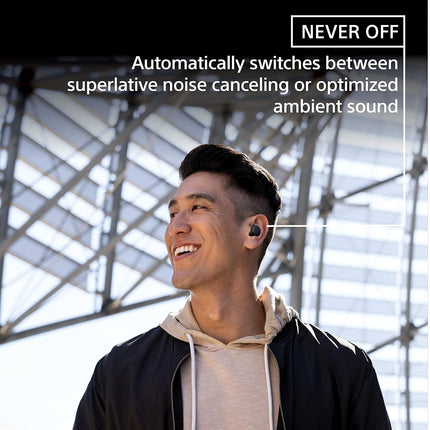 Sony LinkBuds S WF-LS900N Noise Cancellation Bluetooth Earbuds, TWS, Hi-Res Audio, Up to 23Hrs Battery