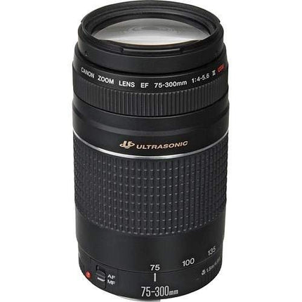 Canon EF 75-300 mm f/4-5.6 III Telephoto Zoom Lens for Canon SLR Cameras (Black)