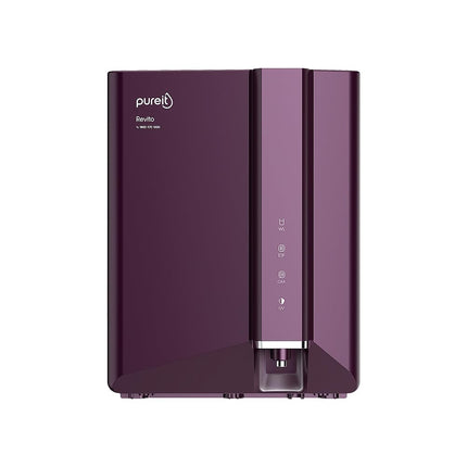Pureit Revito RO+MF+Mineral+UV in-Tank | 7 stage | 7L Capacity | Upto 70% Water Saving | Suitable for Borewell, Tanker & Municipal Water | DURAViva | Magenta
