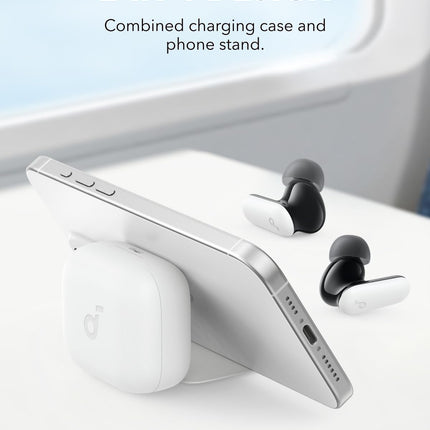 soundcore R50I Nc By Anker Noise Cancelling in Ear Earbuds,Strong 42Db Adaptive Noise Cancelling,Powerful Bass,45H Playtime,2-in-1 Case and Phone Stand,Ip54,Fast Charge 10Min = 120 Min,Bluetooth 5.4