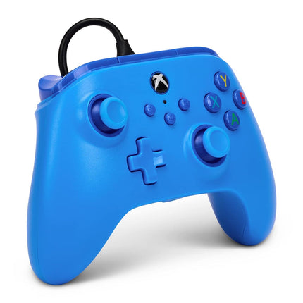 PowerA Wired Gaming Controller for Xbox Series X/S, Xbox One, PC, Windows 10/11, Blue (Officially Licensed)