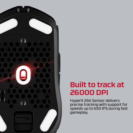 HyperX Pulsefire Haste 2 Smartchoice Wireless Gaming Mouse Ultra Lightweight, 61g, 100 Hour Battery Life, 2.4Ghz Wireless, Up to 26000 DPI
