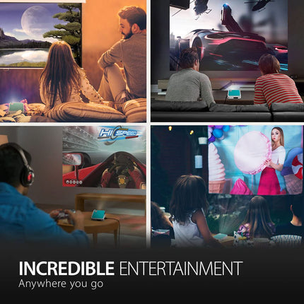 ViewSonic M1 Mini Plus (120 lm / Wireless / Remote Controller) Portable JBL Audio||WiFi Screen Mirroring Projector