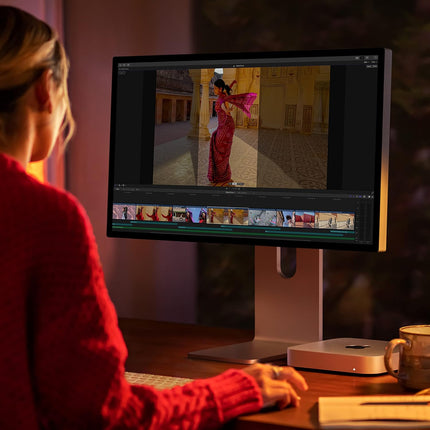 Apple 2023 Mac mini Desktop Computer with Apple M2 chip with 8‑core CPU and 10‑core GPU, 8GB Unified Memory, 256GB SSD Storage, Gigabit Ethernet. Works with iPhone/iPad