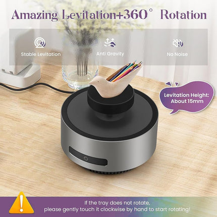 Levitation Display 500g Automatic Lift-Down Magnetic Levitation Display Stand Office & Home Decorative Gadgets New Item with Ideal Products Display for Cake, Figures, jewellery and Many Products Display