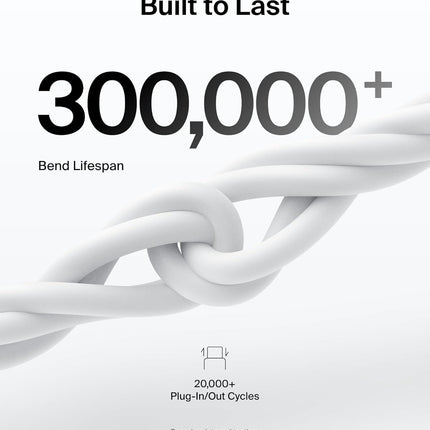 Belkin Apple Certified USB-C to USB-C Cable 2M, 60W - Soft, Flexible Fast Charging Cable, Type C Charging Cable for iPhone 17, Air, Pro, Pro Max, Galaxy S25, Pixel 9, MacBook, iPad Pro | White
