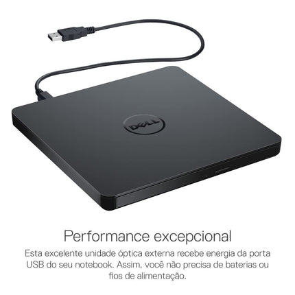Dell External USB Slim DVD +/-RW Optical Drive- DW316