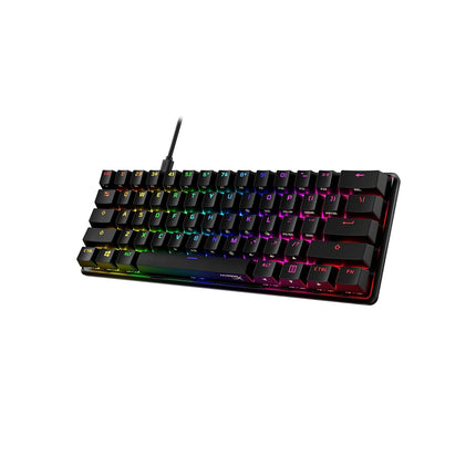 Hyperx Alloy Origins 60 - USB-C Mechanical Gaming Keyboard - Ultra Compact 60% Form Factor - (Aqua Switch) - Double Shot Pbt Keycaps - RGB Led Backlit - Ngenuity Software Compatible (56R61AA#ABA)
