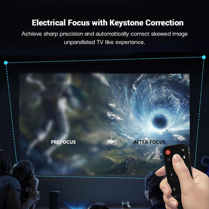 Lifelong Electronics Minipix Smart Projector | Android, 1080P HD & 4K Ultra HD Support | 4500 Lumens, 720p Native | for Room & Outdoors | All OTT Apps | WiFi/BT, Mirroring, USB, ARC, HDMI, Speakers