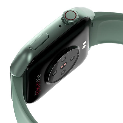 Prowatch V1 (Mint Shirobi), 1.85" 2.5D Curved Amoled Display with Corning Gorilla Glass 3, Blutooth Calling, Silicone Strap