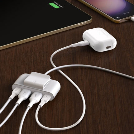 Belkin 60W (30W + 30W) Two Ports USB -C PPS Fast Charging Wall Charger,2M Extender with 4-Port (2 USB -C & 2 USB-A),Compatible with iPhone Series,Ipad,Galaxy S24,Google Pixel,2 Years Warranty,White (BRAND NEW/SEALED)