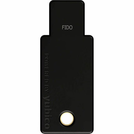 Yubico - Security Key NFC - Black - Two-Factor authentication (2FA) Security Key, Connect via USB-A or NFC, FIDO U2F/FIDO2 Certified