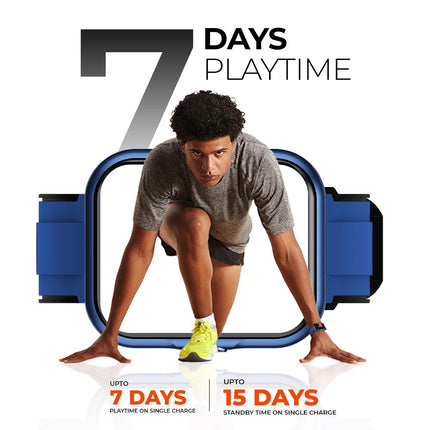 PLAYFIT DIAL3PRO, Full Touch Big 2'' IPS Display, Clear Bluetooth Calling, EBEL Watch Speaker, Multiple Exercise Modes, 24-Hour Heart Rate Monitor, IP68 Water Protection