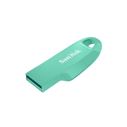 SANDISK Ultra Curve 256GB, USB 3.2, Flash Drive, 100MB/s R, Pendrive, Green (SDCZ550-256G-I35G)