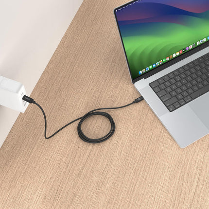 Belkin USB4 Cable, 240W Charging, 40Gbps, 1.2M (4ft) - Black - Unboxify