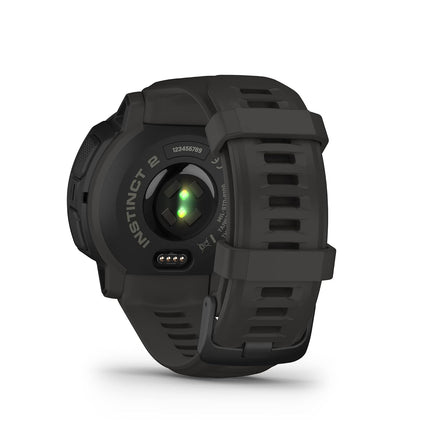 Garmin Instinct 2, Graphite Smartwatch, Built-in Sports Apps and Health Monitoring, Ultratough Design Features, Graphite