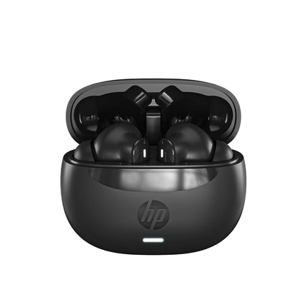 HP H150 Wireless Earbuds, Compatible with Tablets, Smartphones, PCs, and Other Devices with Bluetooth,Noise-Reduction,Water Resistant Design,Black,0.036kg - Unboxify