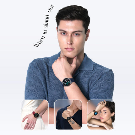 Noise Twist 2 Smart Watch with 1.43” AMOLED Screen, AI Search & Voice Assistant, Bluetooth Calling, Stainless Steel Back, 7-Day Battery, 100+ Watch Faces, Health Suite, IP68 (Rose Pink)