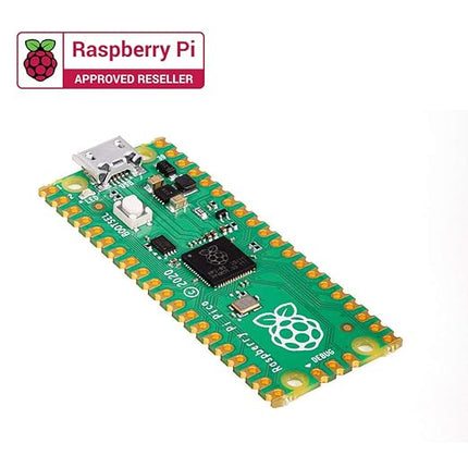 Raspberry Pi Pico Microcontroller Board RP2040 Dual-Core Arm Cortex-M0+ | Programmable Development Board for DIY Electronics, IoT & Robotics Projects | USB Supported | Pack of 2 - Unboxify