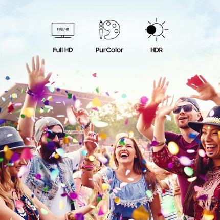 Samsung The Freestyle 2nd Gen Portable Compact Smart LED Projector with FHD Resolution, 100" Maximum Display, 550 LED Lumen, Inbuilt 5w Speaker, Wi-Fi, Bluetooth & HDMI (SP-LFF3CLAXXXL, White)