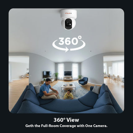 CP PLUS 4MP Quad HD Smart Wi-Fi CCTV Camera for Home CP-E45Q - Unboxify