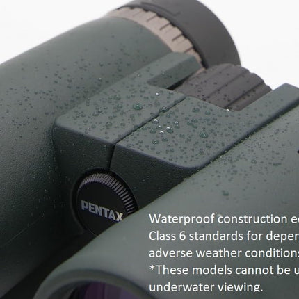 PENTAX Binocular SD 10x42 ED Glass Elements and Featuring Large-Diameter Objective Lenses