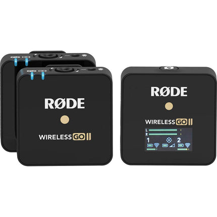 Rode Wireless Go II Dual Lavalier Microphone (Omnidirectional, Black)