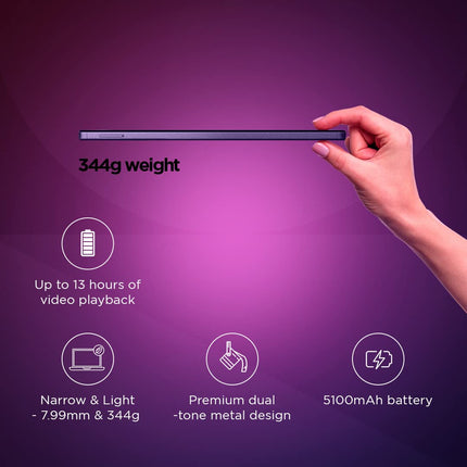 Lenovo Tab M9 -  22.86 cm (9 inch) Display,  4GB + 64GB, WiFi & LTE, Arctic Grey, with TPU Back Cover and Stand
