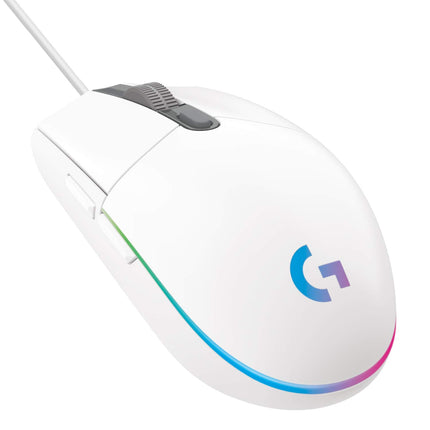 Logitech G102 Light Sync Gaming Mouse with Customizable RGB Lighting, 6 Programmable Buttons, Gaming Grade Sensor, 8K DPI Tracking,16.8mn Color, Light Weight - Black