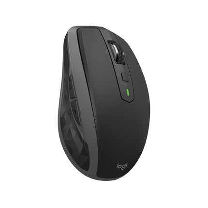 Logitech MX Anywhere 2S Bluetooth Edition Wireless Mouse, Multi-Surface, Hyper-Fast Scrolling, Rechargeable, Portable, Connects Up to 3 Mac/PC Computers - Graphite - Unboxify