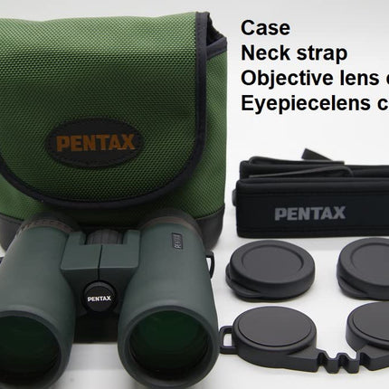PENTAX Binocular SD 10x42 ED Glass Elements and Featuring Large-Diameter Objective Lenses