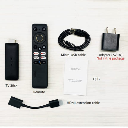 realme Smart TV Stick | Support Bluetooth & HDMI | Built-in Chromecast