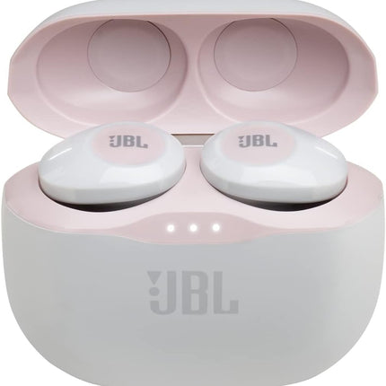 JBL Tune 120TWS True Wireless in Ear Headphones with 16 Hours Playtime, Stereo Calls & Quick Charge (Pink)