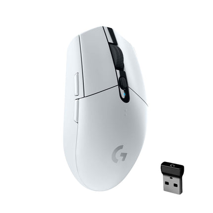 Logitech G304 Lightspeed Wireless Gaming Mouse, Hero Sensor, 12,000 DPI, Lightweight, 6 Programmable Buttons, 250h Battery Life, On-Board Memory, Compatible with PC/Mac - Black