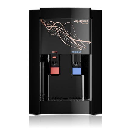 Aquaguard Blaze Slim Hot & Ambient RO+UV+Active Copper Tech, Stainless Steel Tank Water Purifier | Taste Adjuster | Upto 60% Water Savings | Suitable for Borewell, Tanker & Municipal Water