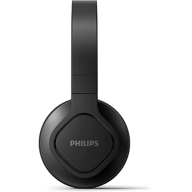 Philips Audio TAA4216 On-Ear Sports Bluetooth Headphones with IP55 Dust/Water Protection, 35 Hours Play Time, Cooling & Washable Ear Cups, Quick Charge, 40 mm Drivers and Built-in Mic (Black)