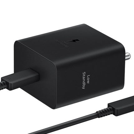 Samsung Original 45W Power Adapter with Type C to C Cable, Compatible with Smartphone, Black