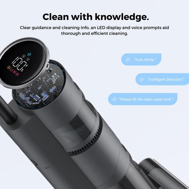 Dreame H12 Core Water & Dust Vacuum Cleaner, Lightweight, Smart, Cordless Vacuum Cleaner for Hard Floors, Intelligent Dirt Detection, Self-Cleaning, Wood, Vinyl and Other Hard Floors