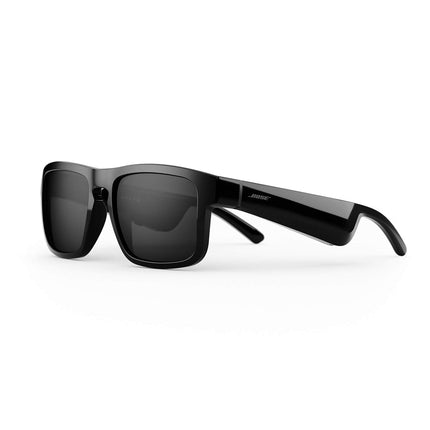 Bose Frames Tenor - Rectangular Polarized, Audio Sunglasses, Bluetooth, Open-Ear Headphones, Water Resistant and Advance Mic System, Black