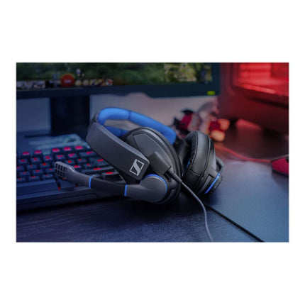 Sennheiser GSP 300 Wired Over Ear Headphones with Mic (Blue/Black) (BRAND NEW/SEALED)