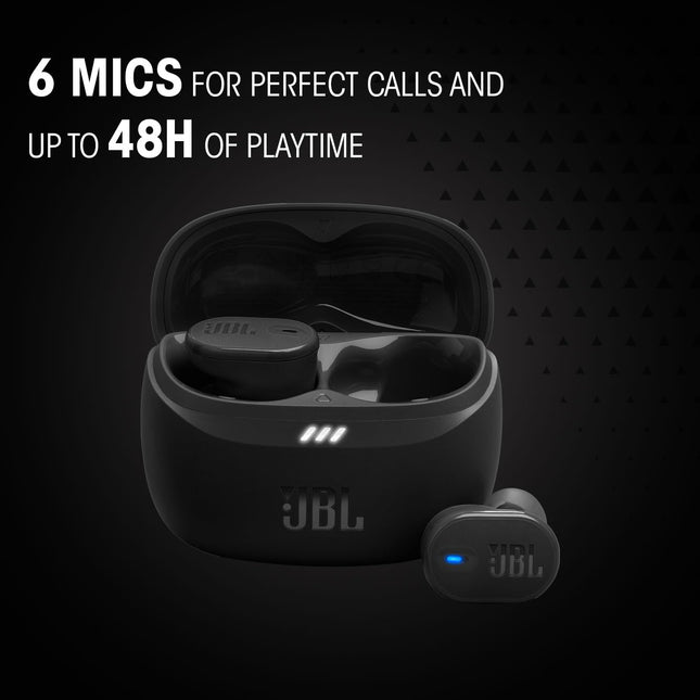 JBL New Launch Tune Buds 2 TWS, ANC Earbuds,48Hr Playtime,Dual Connect,6 Mics,Spatial Sound,Personi-Fi 3.0,Ambient Aware, Relax Mode, Customized EQ with Headphones App, 2 Years Warranty (Turquoise)