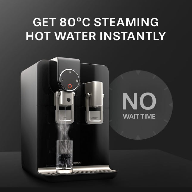 Aquaguard Blaze Insta Hot & Ambient 8-Stage RO, Dual Stainless Steel Tank Water Purifier | RO+UV+Active Copper Tech | Upto 60% Water Savings | Suitable for all Water Sources