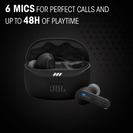 JBL New Launch Tune Beam 2 TWS, ANC Earbuds, 48Hr Playtime,Dual Connect, Ambient Aware, Relax Mode, Customized EQ with Headphones App, 6 Mics for Clear Calls, Spatial Sound, Personi-Fi 3.0