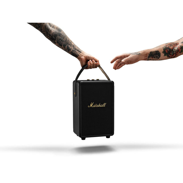 Marshall Tufton 80 Watt Wireless Bluetooth Portable Speaker (Black & Brass)