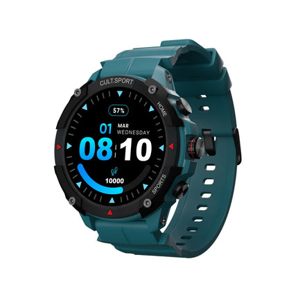 CULTSPORT Ranger XR 1.43" AMOLED Smartwatch,Outdoor Rugged Smartwatch for Men, 850 NITS, Always On Display, Bluetooth Calling, 420mAh Battery, Sports Recognition, Health Tracking, Round Digital Watch - Unboxify