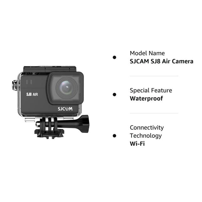 SJCAM SJ8 Air 14 MP 1296P 30fps 5.84 cm (2.3") UHD Touch Screen Action Camera