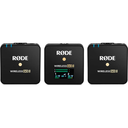 Rode Wireless Go II Dual Lavalier Microphone (Omnidirectional, Black)